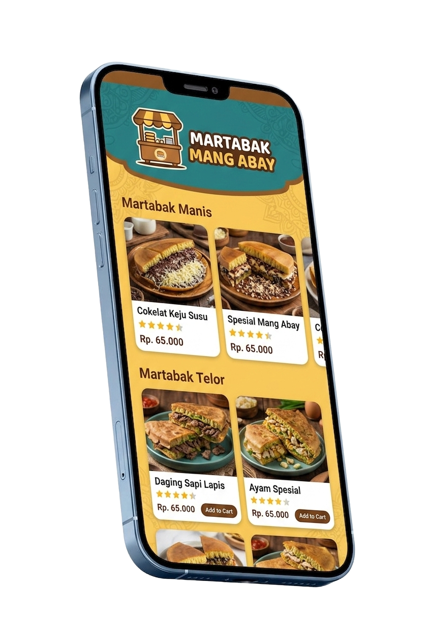 Martabak App UI Design